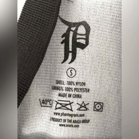 Phantogram | Black Bomber Jacket / Satin Varsity Jacket | Official Band Merch - Picture 5 of 10